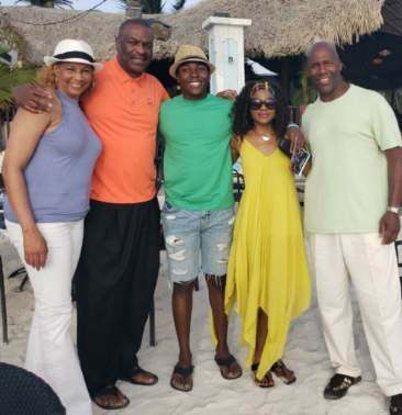 Wayne Radford (right) on one of their many trips together.